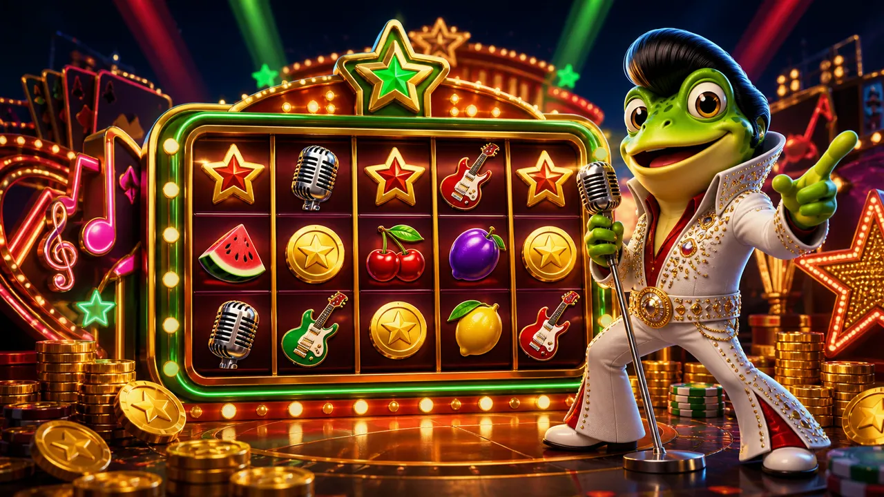 Elvis Frog in Vegas