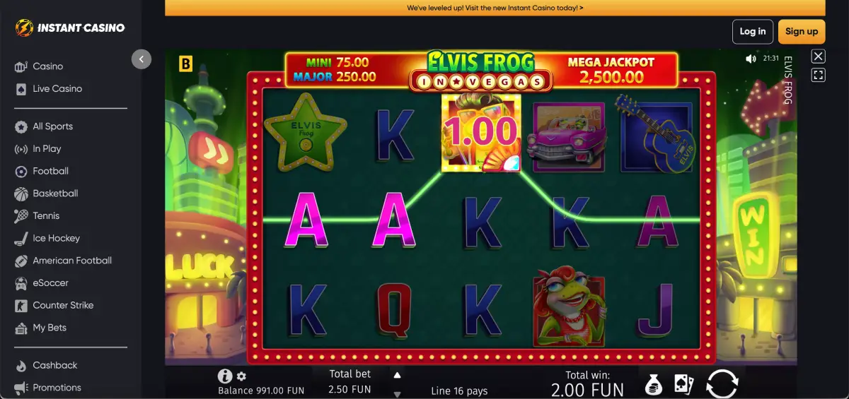 Elvis Frog no deposit bonus winnings during free spins mode Elvis Frog no deposit bonus winnings during free spins mode