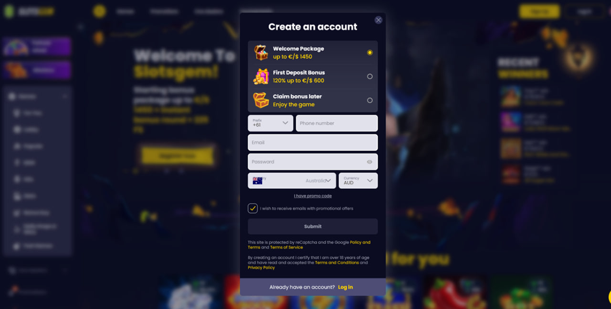Elvis Frog at Slotsgem: how to deposit and start playing for real money