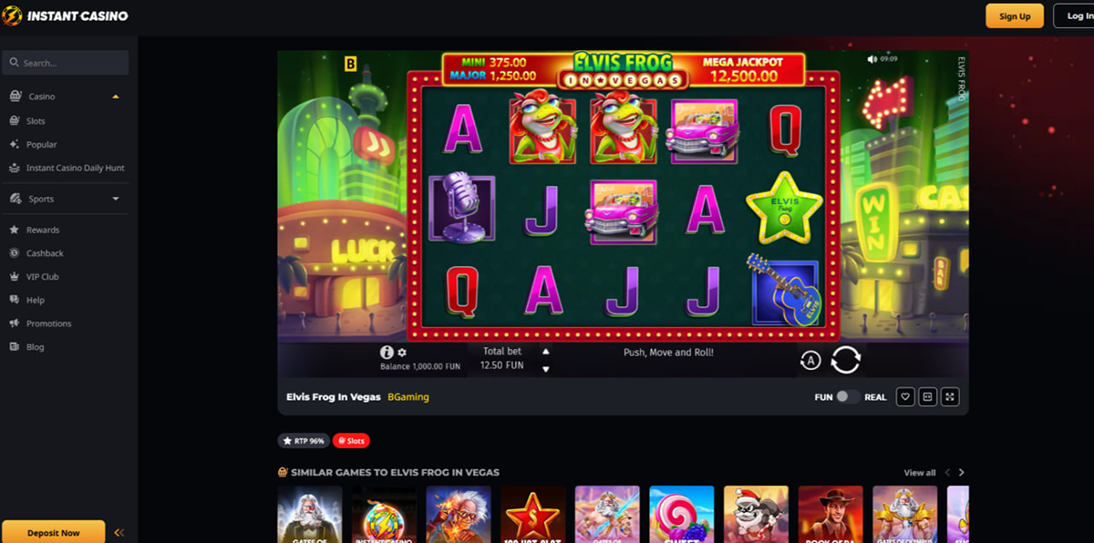 How to play Elvis Frog in Vegas step by step