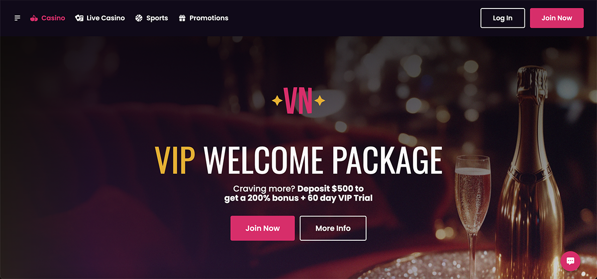 Vegas Now casino key features and platform overview